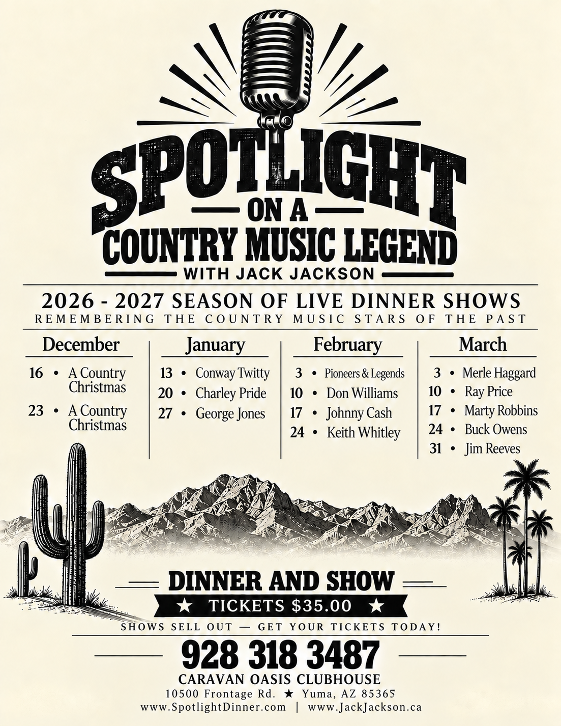 Spotlight on a Country Music Legend with Jack Jackson, 2026–2027 season