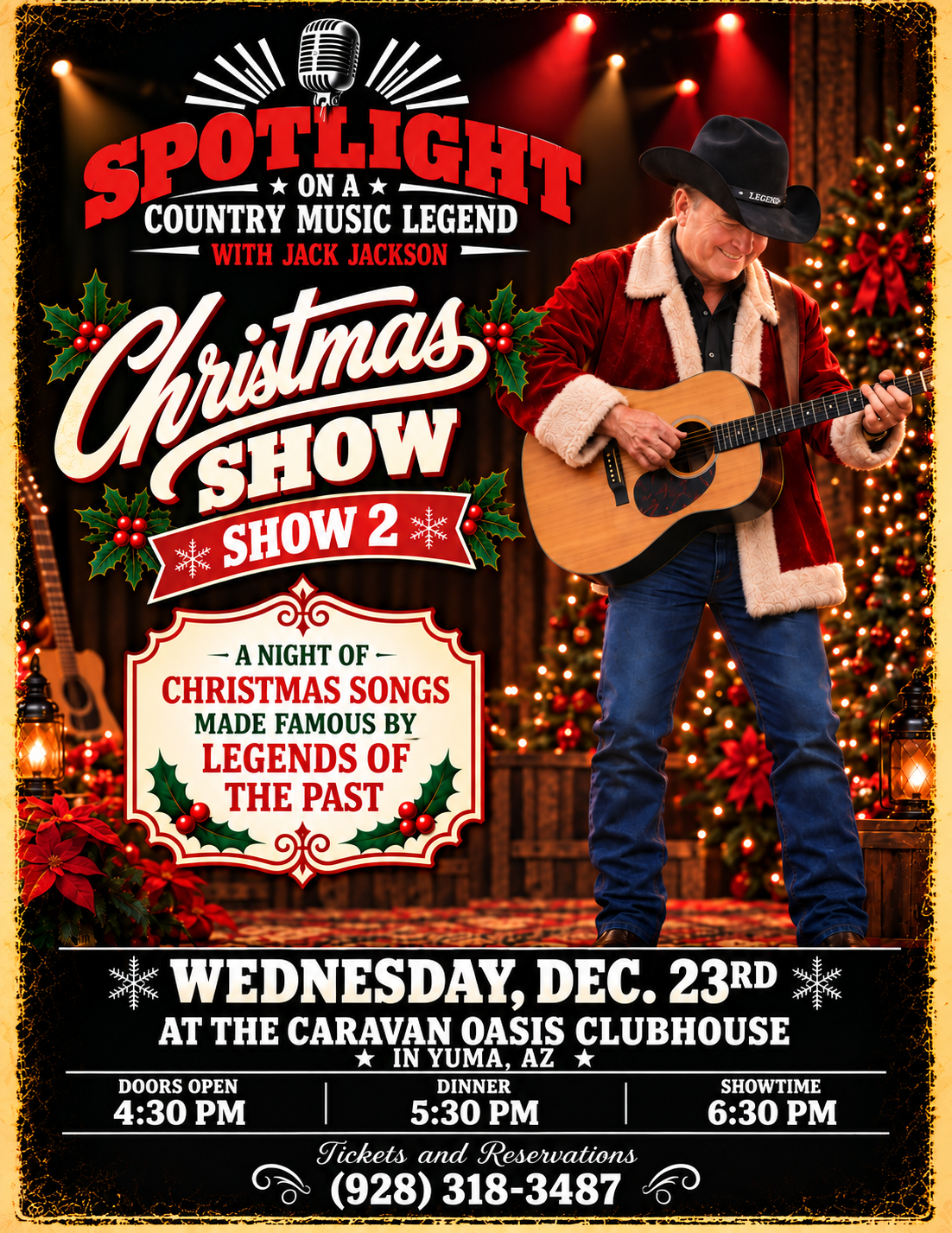 A Country Christmas — December 23, 2026 dinner show poster